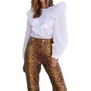 NEW CUSTOMMADE sabine top in white